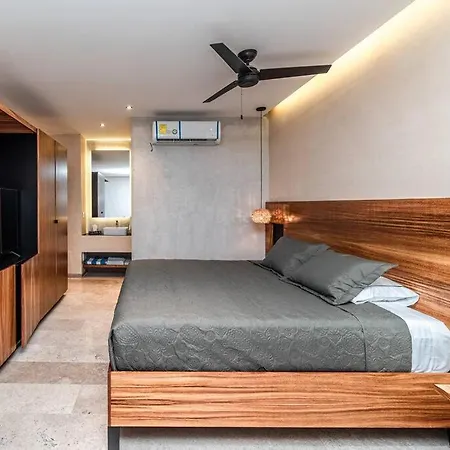 Depto Cerca De La Quinta Avenida En Kaahal Playa Del Carmen Apartment